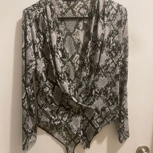 Snake skin body suit